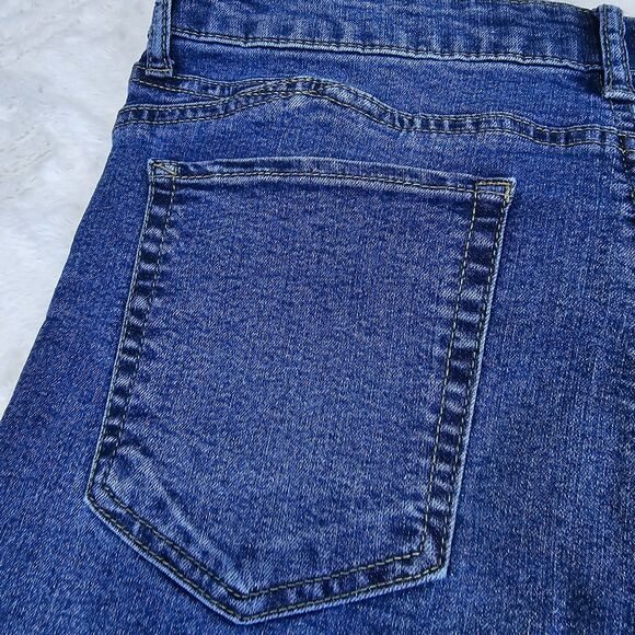 Tinseltown Stretchy Skinny Jeans Dark Wash Women's Size 13 - Picture 5 of 14